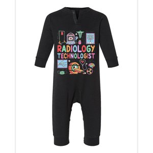 Rad Tech Gift Radiology Technologist Infant Fleece One Piece