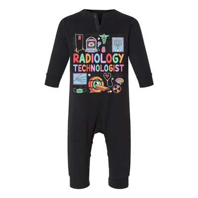 Rad Tech Gift Radiology Technologist Infant Fleece One Piece