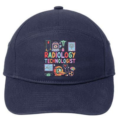 Rad Tech Gift Radiology Technologist 7-Panel Snapback Hat