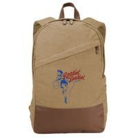Rootin Tootin Good Time Cowgirl Funny Saying Cotton Canvas Backpack