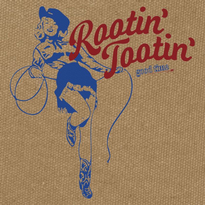 Rootin Tootin Good Time Cowgirl Funny Saying Cotton Canvas Backpack