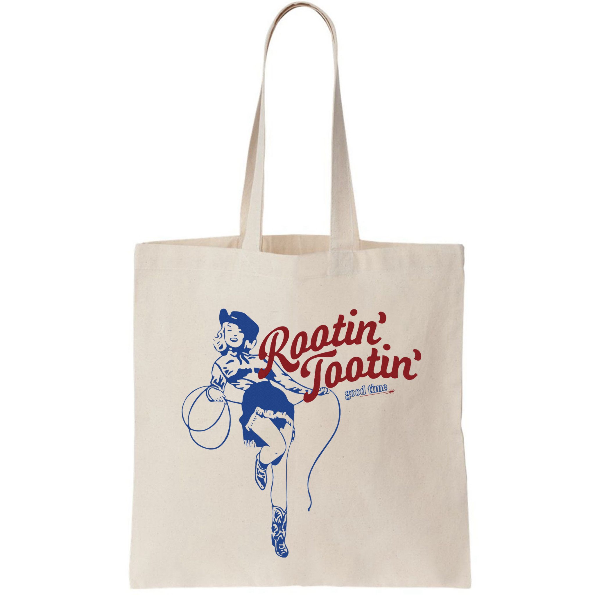 Rootin Tootin Good Time Cowgirl Funny Saying Bag