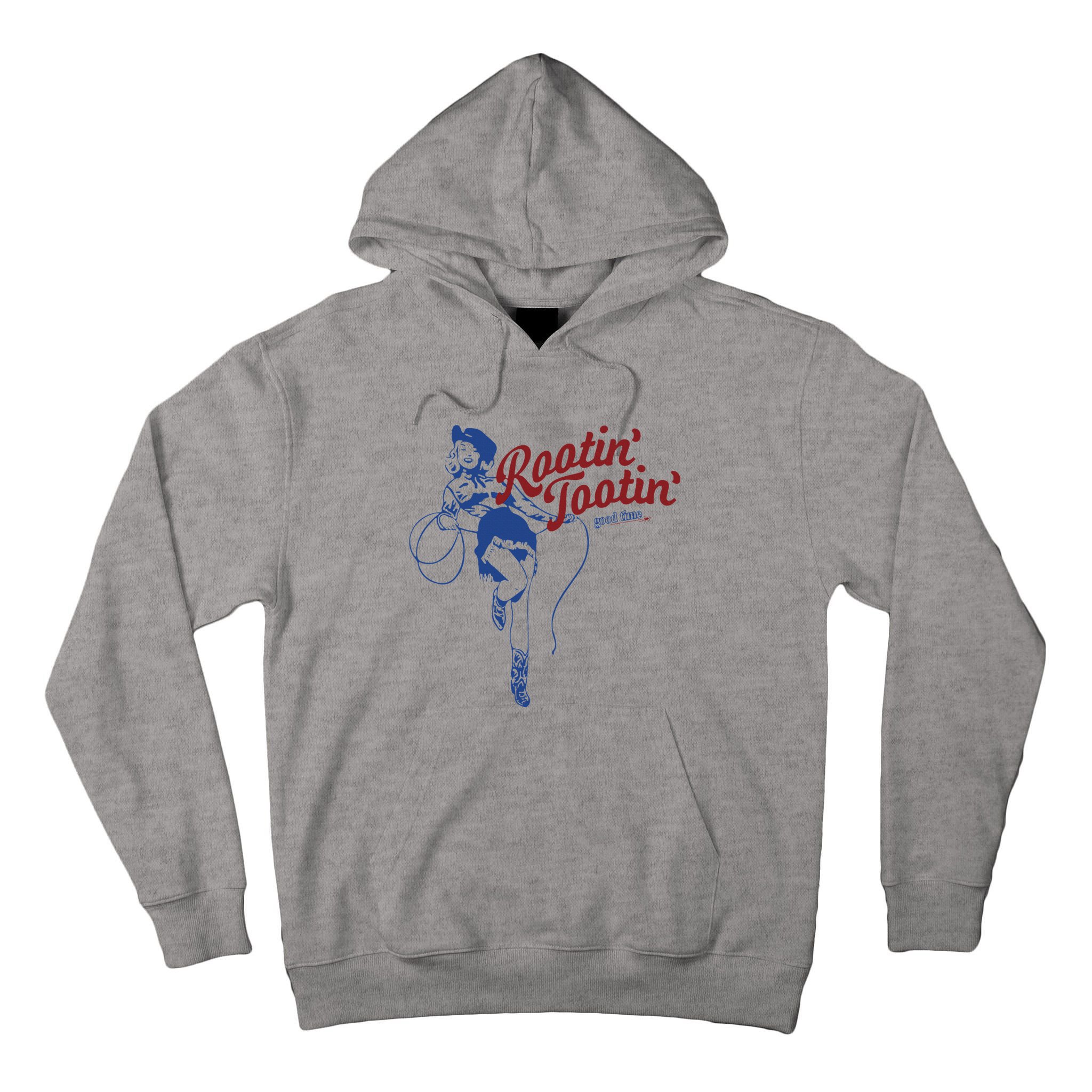 Rootin Tootin Good Time Cowgirl Funny Saying Tall Hoodie