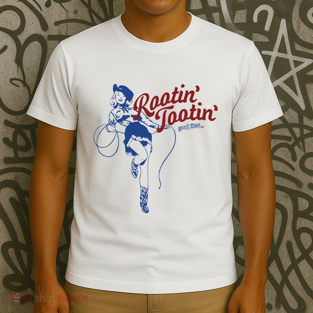 Rootin Tootin Good Time Cowgirl Funny Saying T-Shirt
