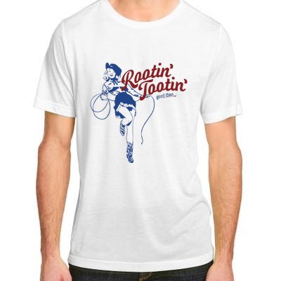 Rootin Tootin Good Time Cowgirl Funny Saying Adult ChromaSoft Performance T-Shirt