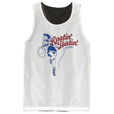 Rootin Tootin Good Time Cowgirl Funny Saying Mesh Reversible Basketball Jersey Tank