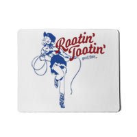 Rootin Tootin Good Time Cowgirl Funny Saying Mousepad