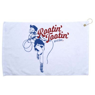 Rootin Tootin Good Time Cowgirl Funny Saying Grommeted Golf Towel