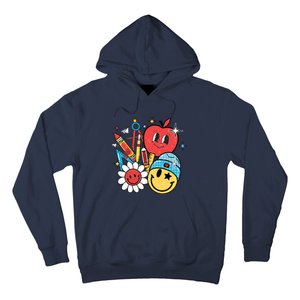 Retro Teacher Groovy Style Teacher Student Gift Hoodie