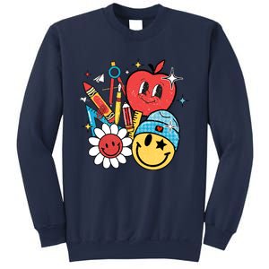 Retro Teacher Groovy Style Teacher Student Gift Sweatshirt