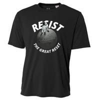 Resist The Great Reset NWO Conservative Cooling Performance Crew T-Shirt