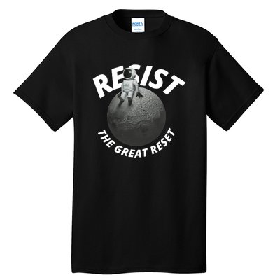 Resist The Great Reset NWO Conservative Tall T-Shirt