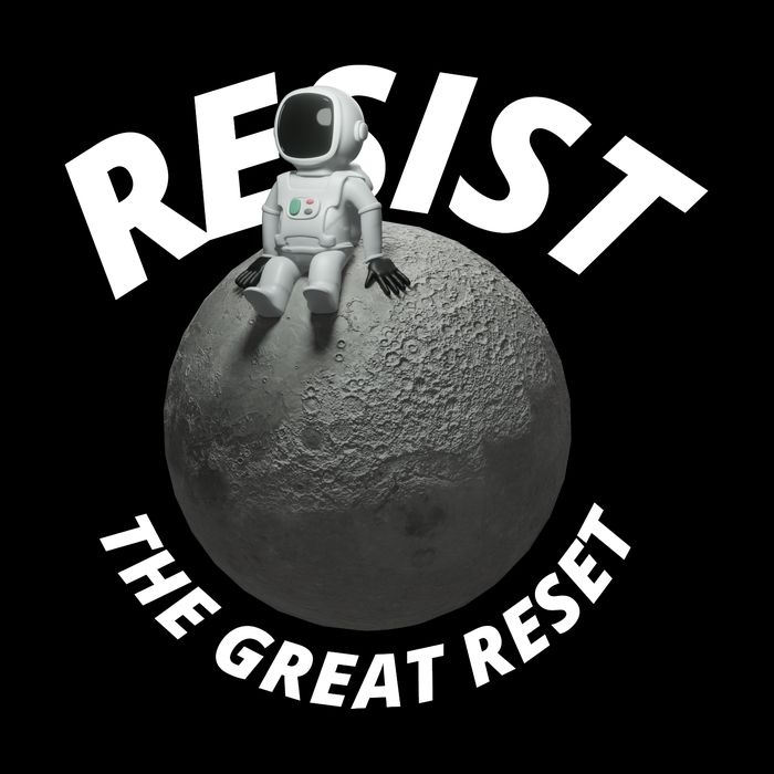 Resist The Great Reset NWO Conservative Impact Tech Backpack