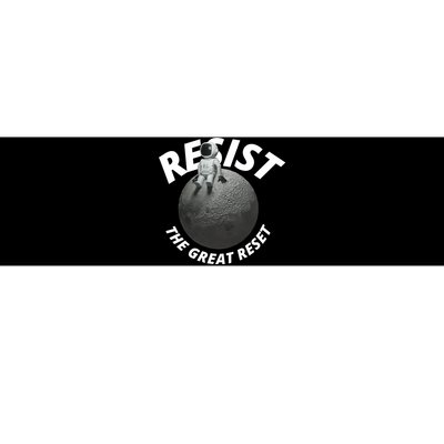 Resist The Great Reset NWO Conservative Bumper Sticker