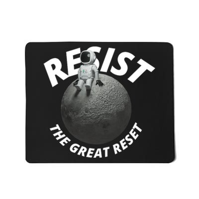 Resist The Great Reset NWO Conservative Mousepad