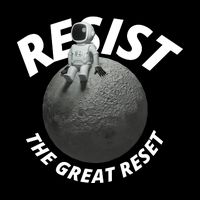 Resist The Great Reset NWO Conservative Cooling Performance Long Sleeve Crew