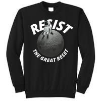 Resist The Great Reset NWO Conservative Tall Sweatshirt