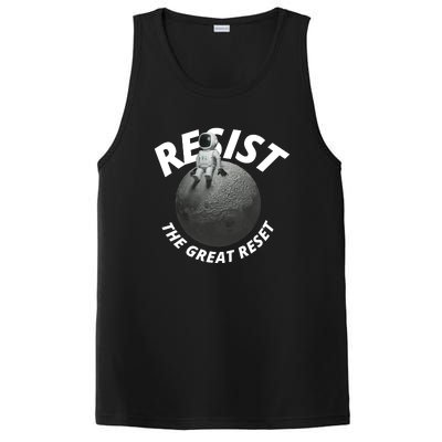 Resist The Great Reset NWO Conservative PosiCharge Competitor Tank