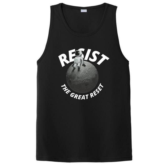 Resist The Great Reset NWO Conservative PosiCharge Competitor Tank