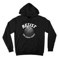 Resist The Great Reset NWO Conservative Tall Hoodie