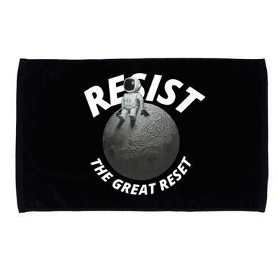 Resist The Great Reset NWO Conservative Microfiber Hand Towel