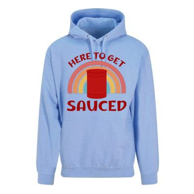 Ready to Get Sauced Funny Cranberry Sauce  Unisex Surf Hoodie