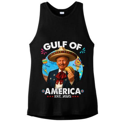 Retro This Gulf Of Us Beach Belong To Ours Est Ladies PosiCharge Tri-Blend Wicking Tank
