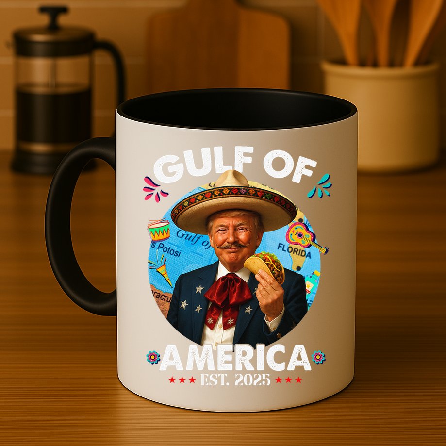 Retro This Gulf Of Us Beach Belong To Ours Est Mug