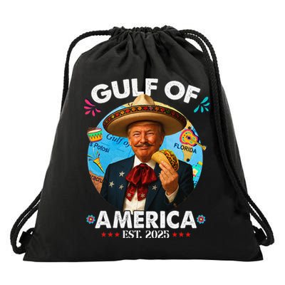 Retro This Gulf Of Us Beach Belong To Ours Est Drawstring Bag