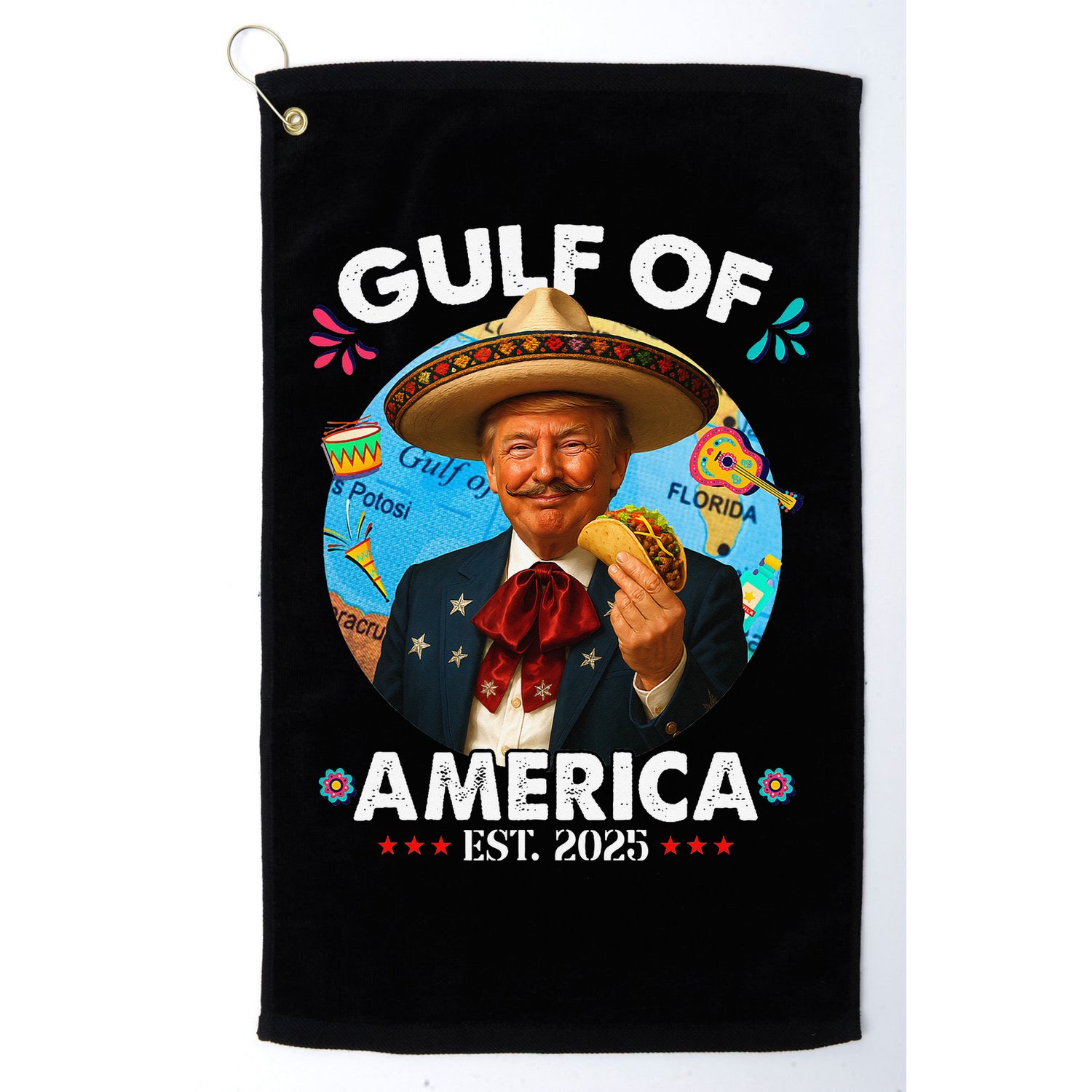 Retro This Gulf Of Us Beach Belong To Ours Est Golf Towel