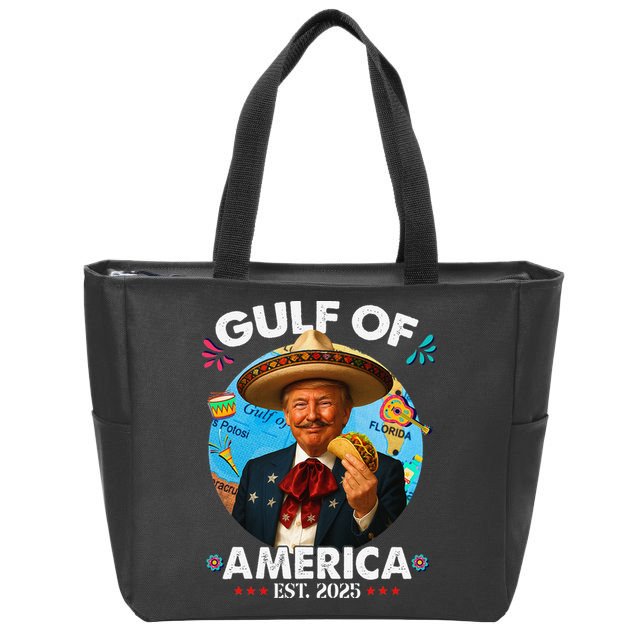 Retro This Gulf Of Us Beach Belong To Ours Est Zip Tote Bag