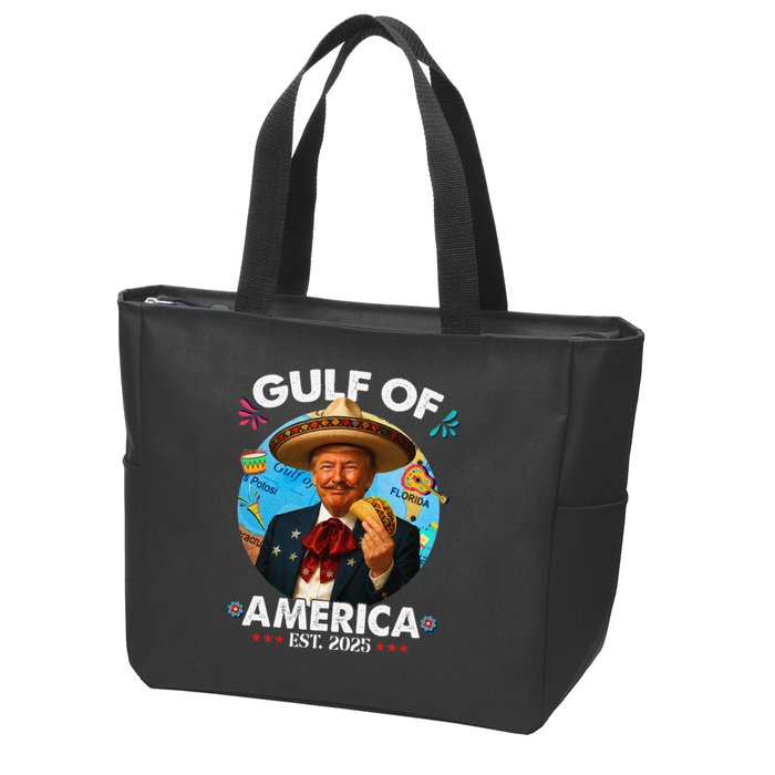 Retro This Gulf Of Us Beach Belong To Ours Est Zip Tote Bag