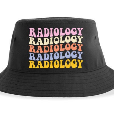 Radiology Technologist Groovy Boho Rad Tech Sustainable Bucket Hat