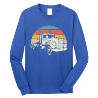 Retro Trucker Gift Big Rig Hauler Truck Driver Trucking Cool Gift Long Sleeve Shirt