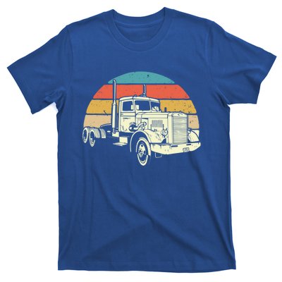 Retro Trucker Gift Big Rig Hauler Truck Driver Trucking Cool Gift T-Shirt