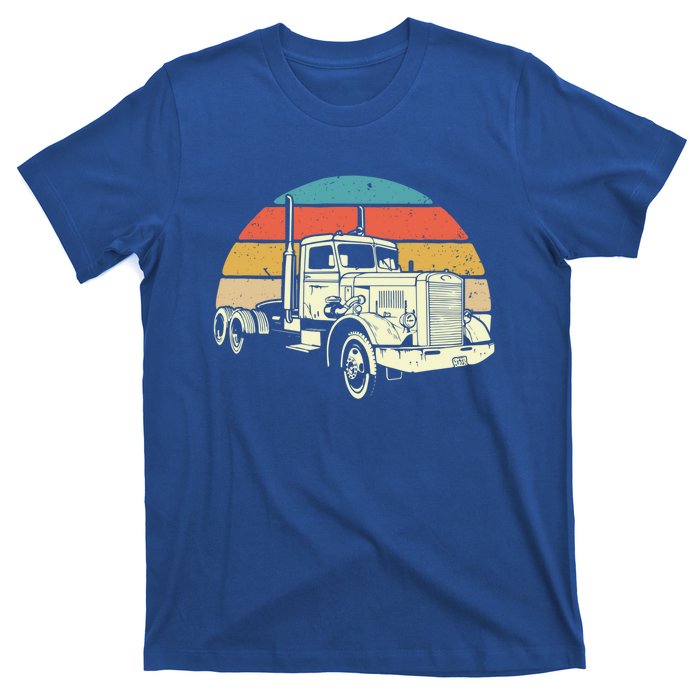 Retro Trucker Gift Big Rig Hauler Truck Driver Trucking Cool Gift T-Shirt