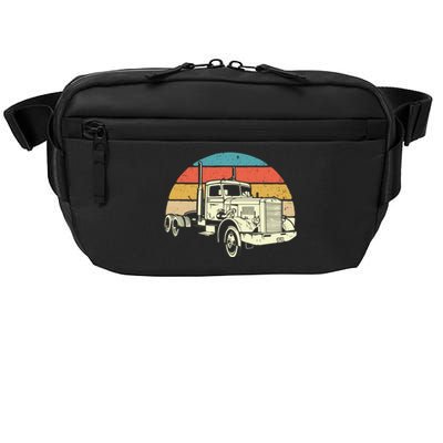 Retro Trucker Gift Big Rig Hauler Truck Driver Trucking Cool Gift Crossbody Pack