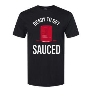 Ready to Get Sauced Funny Cranberry Sauce Thanksgiving Food Softstyle CVC T-Shirt