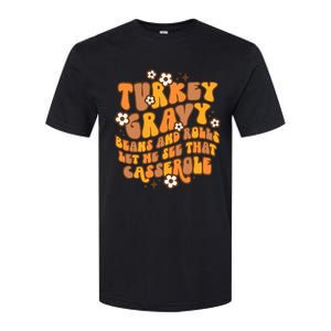 Retro Turkey Gravy Beans And Rolls Let Me See That Casserole Softstyle CVC T-Shirt