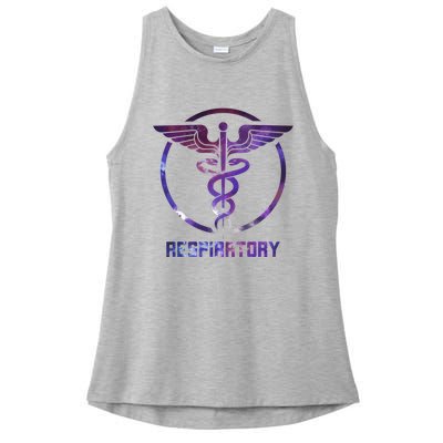 Respiratory Therapist Gift Respiratory Therapy Design Cool Gift Ladies PosiCharge Tri-Blend Wicking Tank