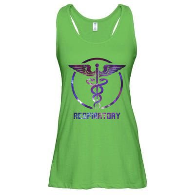 Respiratory Therapist Gift Respiratory Therapy Design Cool Gift Ladies Essential Flowy Tank