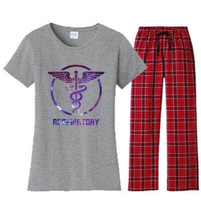 Respiratory Therapist Gift Respiratory Therapy Design Cool Gift Women's Flannel Pajama Set