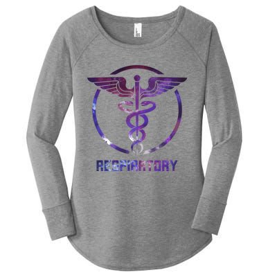 Respiratory Therapist Gift Respiratory Therapy Design Cool Gift Women's Perfect Tri Tunic Long Sleeve Shirt