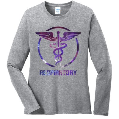 Respiratory Therapist Gift Respiratory Therapy Design Cool Gift Ladies Long Sleeve Shirt