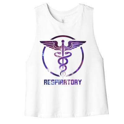 Respiratory Therapist Gift Respiratory Therapy Design Cool Gift Women's Racerback Cropped Tank