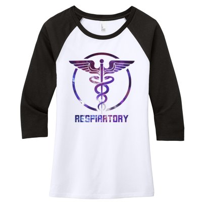 Respiratory Therapist Gift Respiratory Therapy Design Cool Gift Women's Tri-Blend 3/4-Sleeve Raglan Shirt