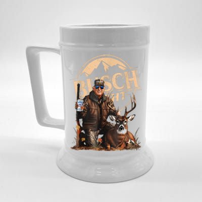 Retro Trump Hunting Deer Funny Beer Drinking Beer Hunting Beer Stein