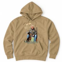 Retro Trump Hunting Deer Funny Beer Drinking Hunting Gift Hoodie