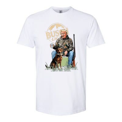 Retro Trump Hunting Deer Funny Beer Drinking Hunting Gift Softstyle CVC T-Shirt