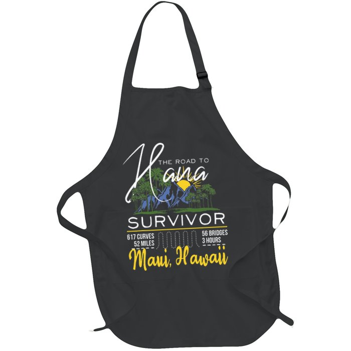 Road To Hana Survivor Curvy Palm Maui Hawaii Lover Apron